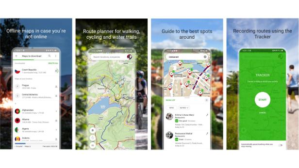 Mapy.cz Mapy.cz ist ein Geheimtipp für Wanderer und Menschen, die zu Trips für mehrere Tage aufbrechen - die App zeigt u. a. wo man seine Wasserflasche auffüllen kann.