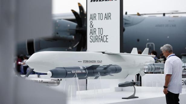54th Paris Air Show at Le Bourget Airport near Paris Storm Shadow Rakete
