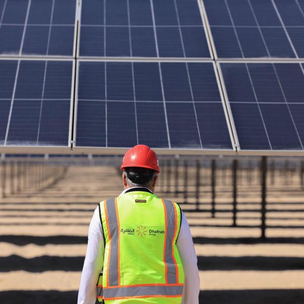 Symbolbild: Solarzellen in der Wüste